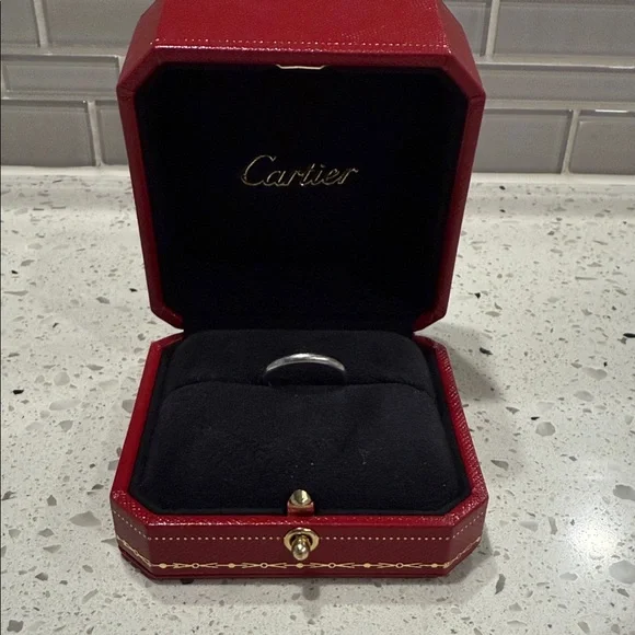 Cartier Platinum Ring size 5.25 - Picture 1 of 7